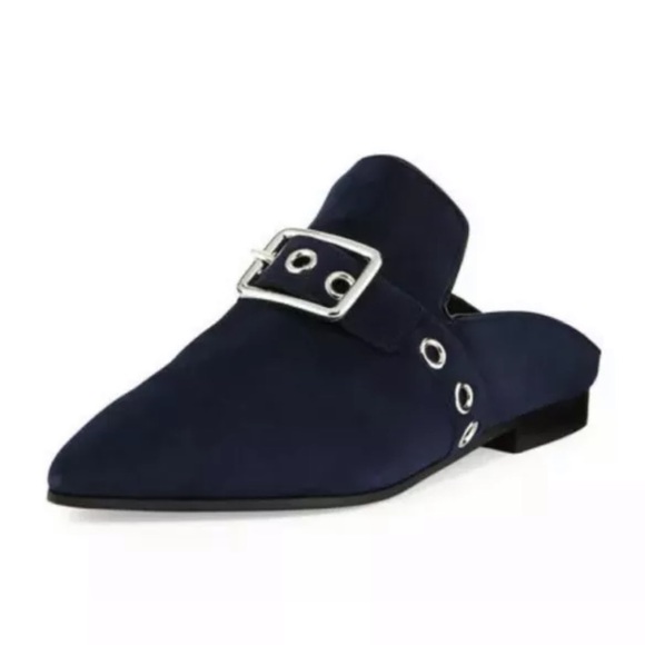Robert clergerie x self portrait lopal mules blue